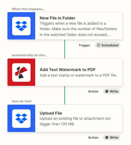 Aggiungere filigrana di testo al modello PDF